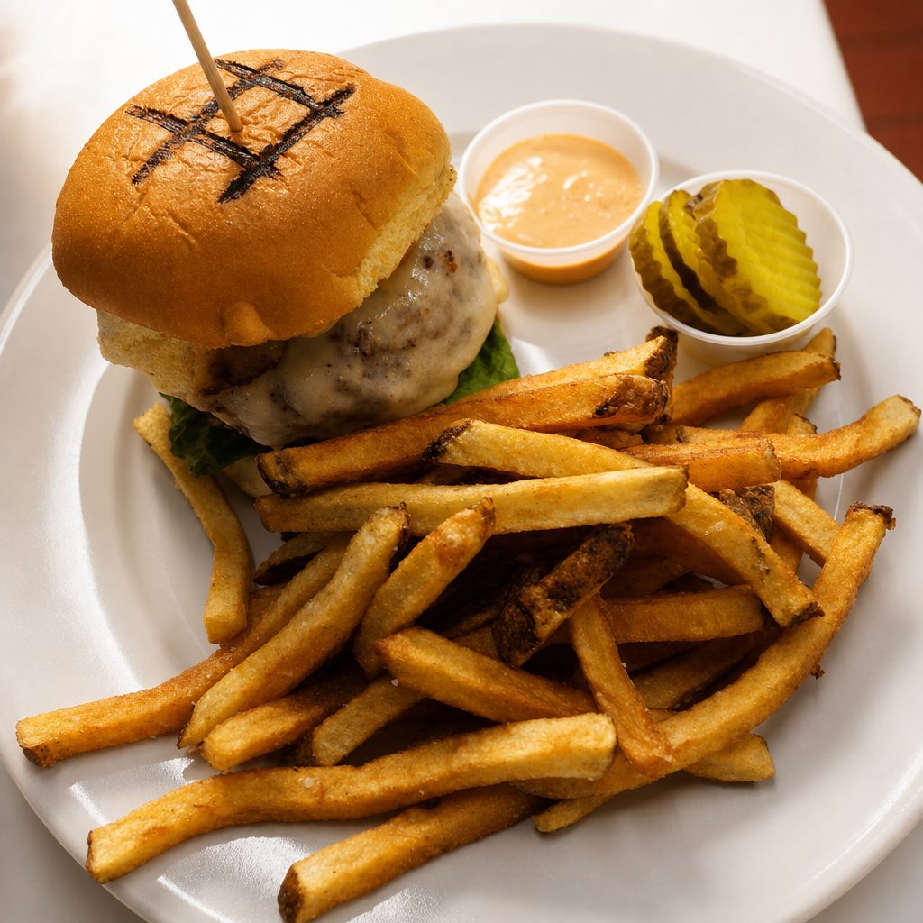 Classic Beef Burger.
